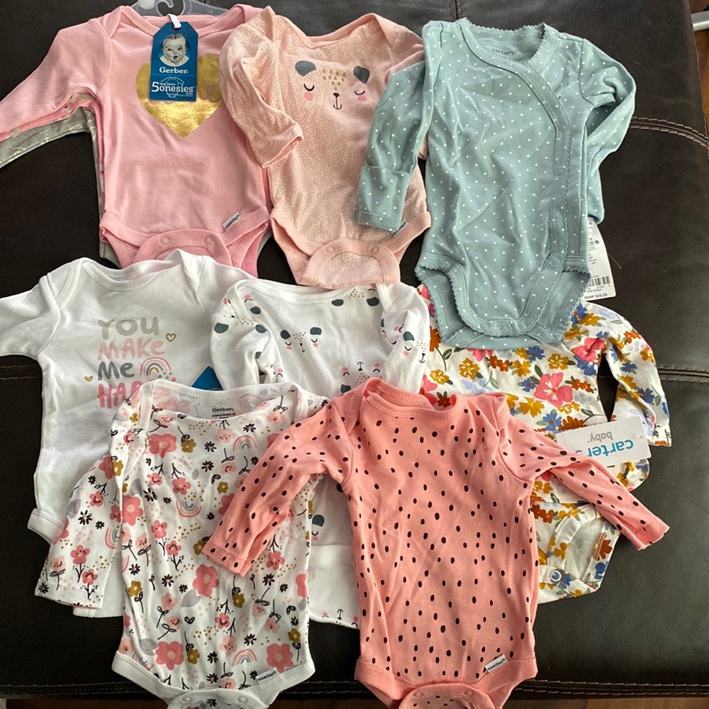 Newborn girl onesies